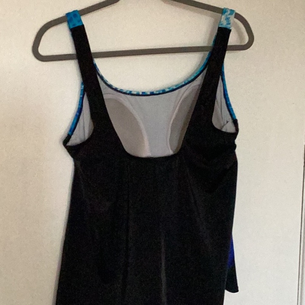Reebok Blue Fitted Swim Tankini Size 18 - Picture 5 of 11